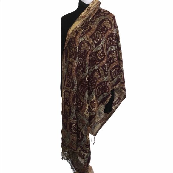 Beautiful Cashmere Blend Pashmina / Scarf - Picture 3 of 7